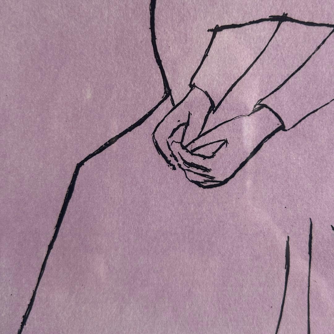 大沢昌助「春」銅版　人物画　本人サイン入　10/80 額付き　26.2.11-2