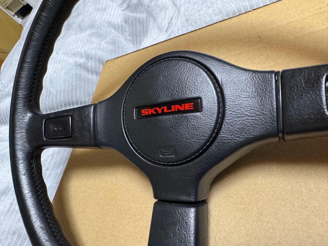 【美品】日産スカイラインR31 純正ハンドル　ステアリング