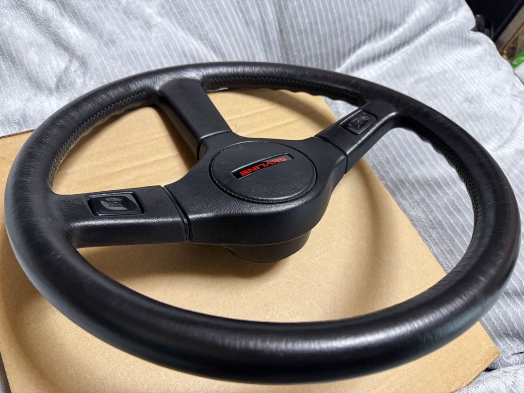 【美品】日産スカイラインR31 純正ハンドル　ステアリング