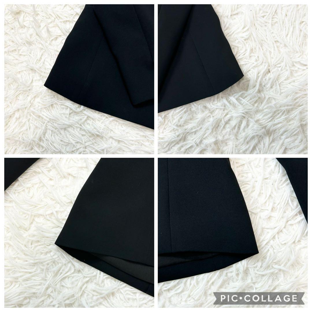 未使用✨PLST プラステ トリアセブレンドカラーレスジャケット 黒 M 25年