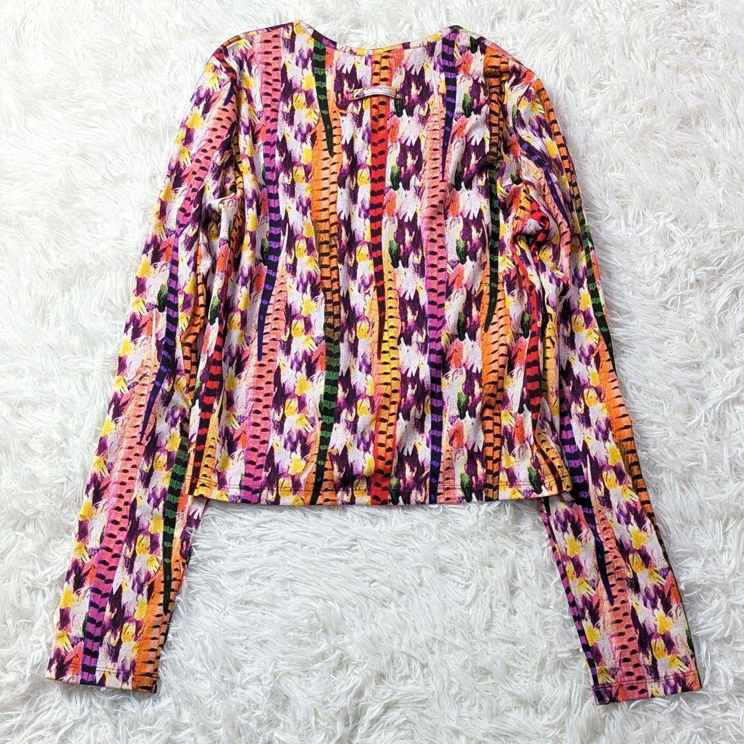 美品 ジャンポールゴルチエ 総柄 カットソー デザイン ブラウス 40