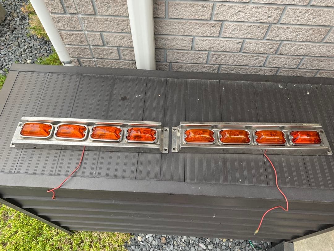 4連車高灯　ガラスレンズ　前開きタイプ