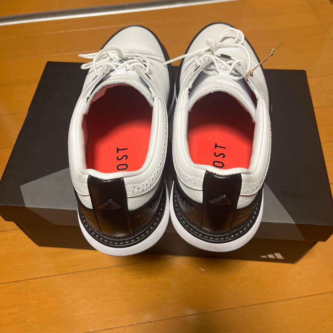 adidas BOOST MC80 ゴルフシューズ メンズ ホワイト