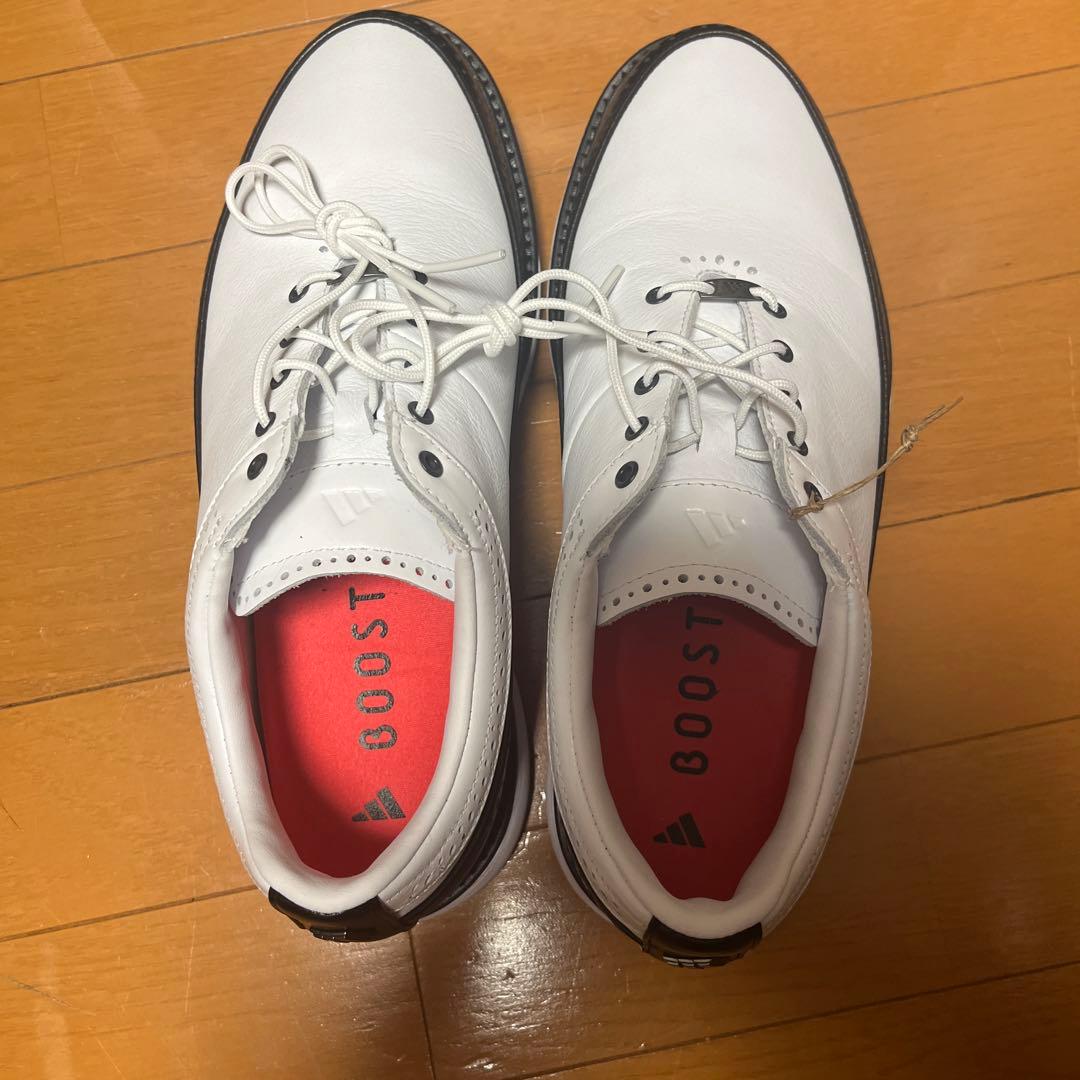 adidas BOOST MC80 ゴルフシューズ メンズ ホワイト