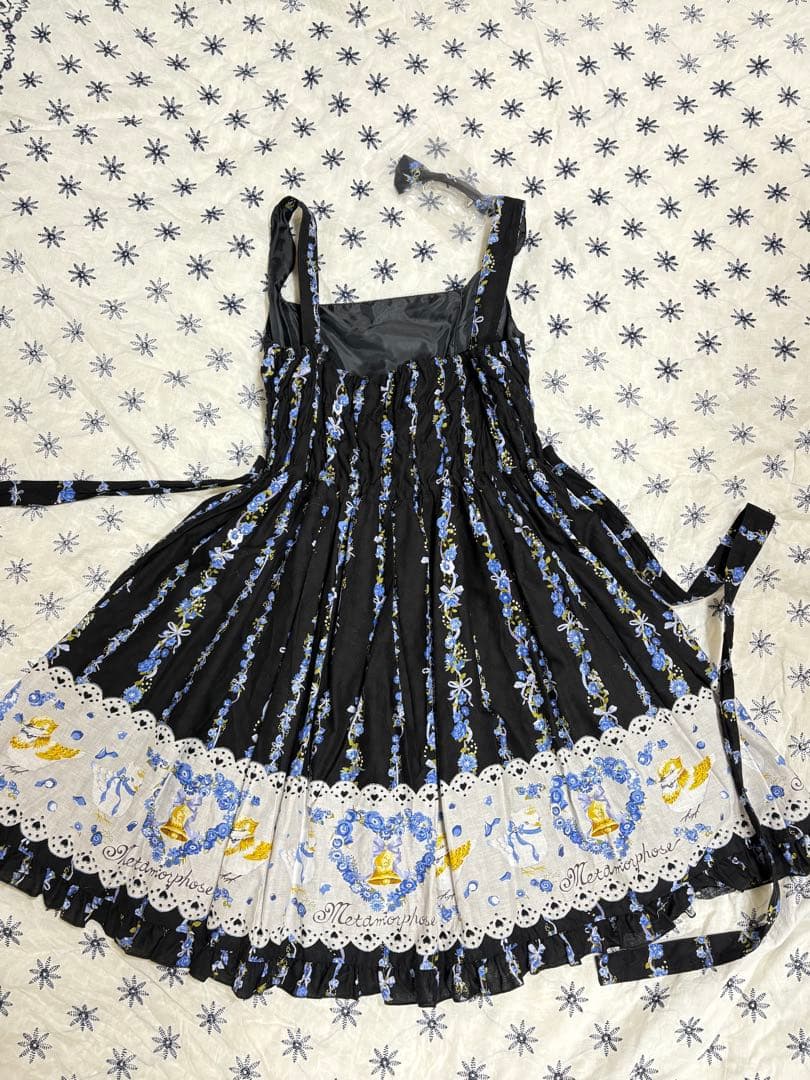 リボンジャンパースカート+リボンバレッタセット