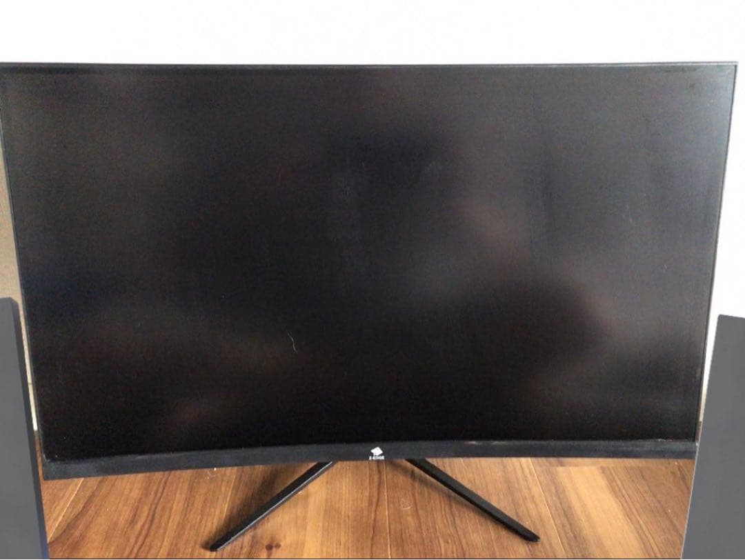 カーブ型モニター ブラック 180hzモニター