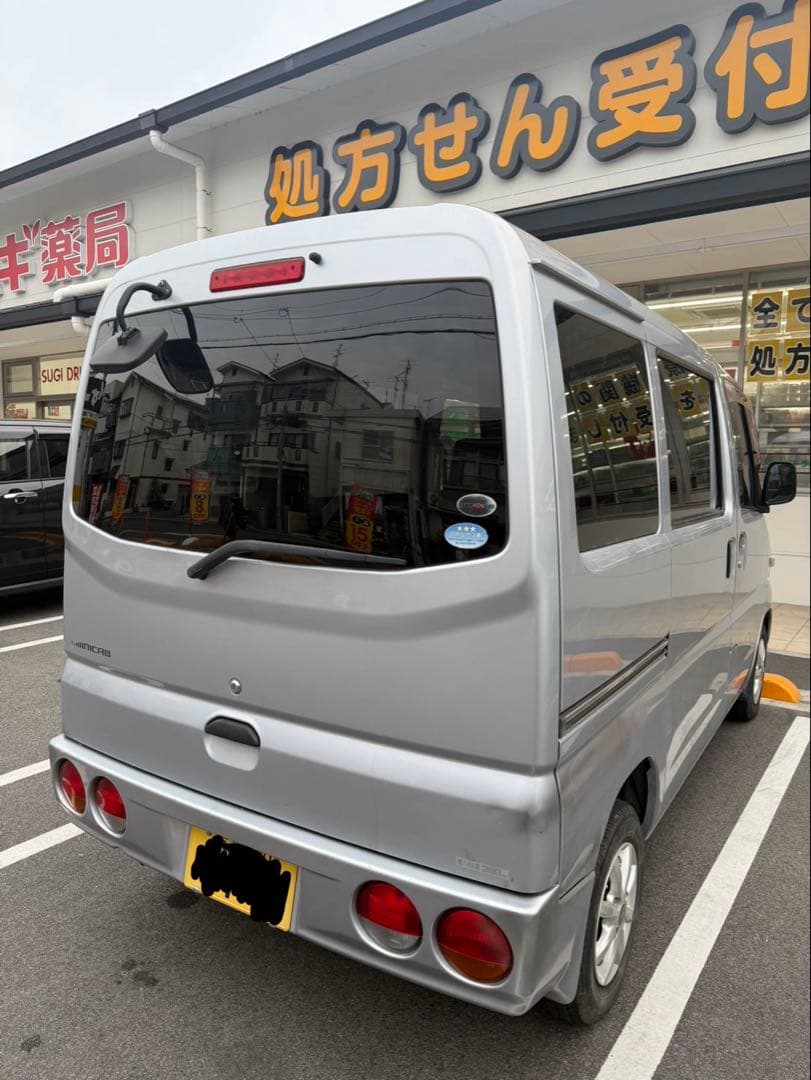 三菱ミニキャブ　車検付　12万キロ　軽バン　クリッパー　H22 アルミホイール