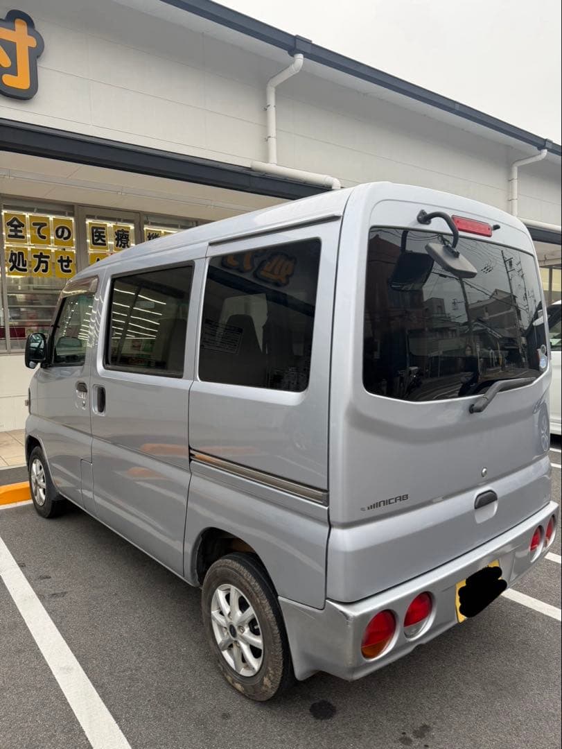 三菱ミニキャブ　車検付　12万キロ　軽バン　クリッパー　H22 アルミホイール