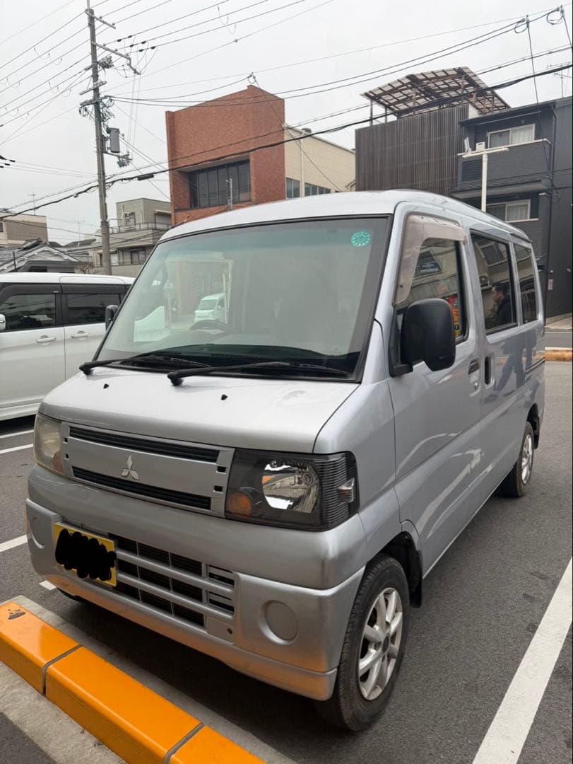 三菱ミニキャブ　車検付　12万キロ　軽バン　クリッパー　H22 アルミホイール