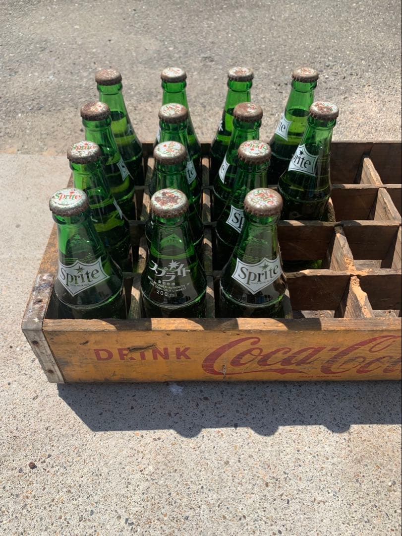 レトロ スプライト ガラス瓶 14本セット