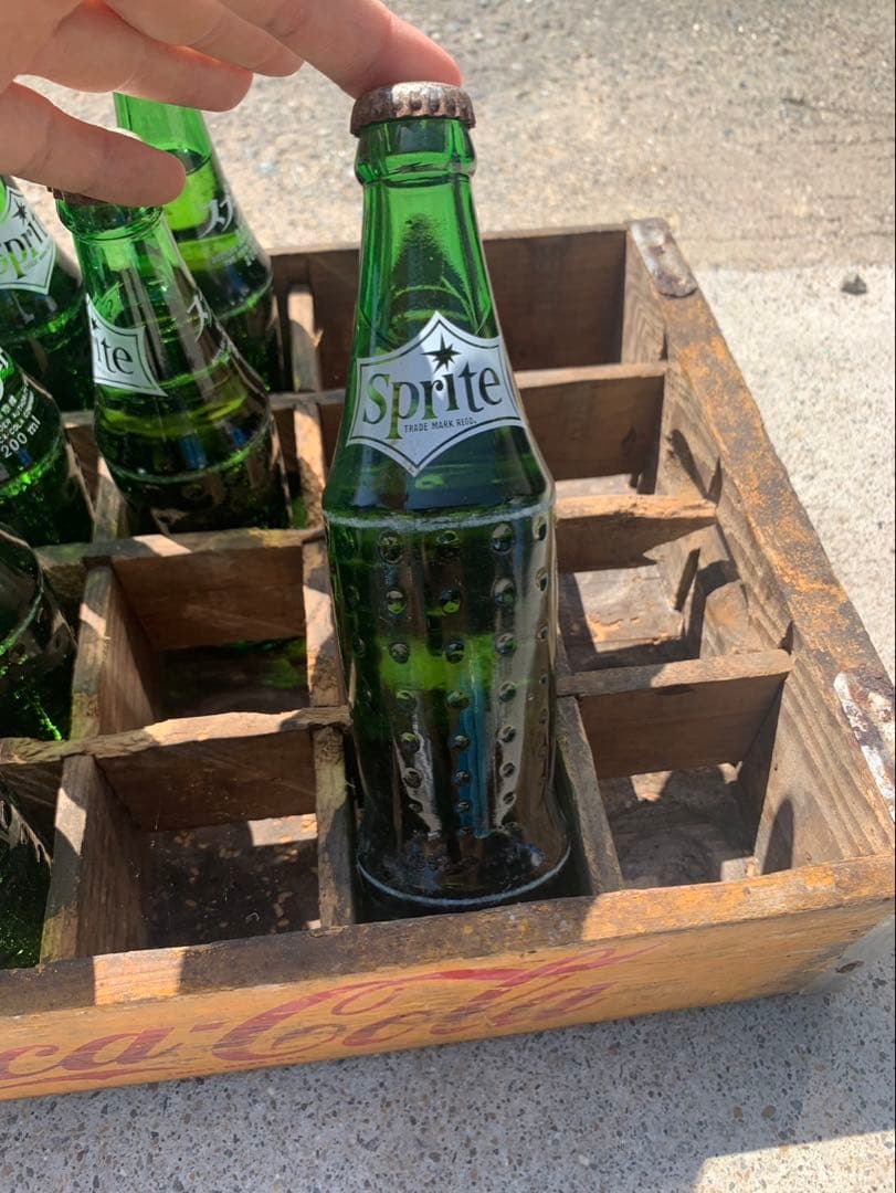 レトロ スプライト ガラス瓶 14本セット