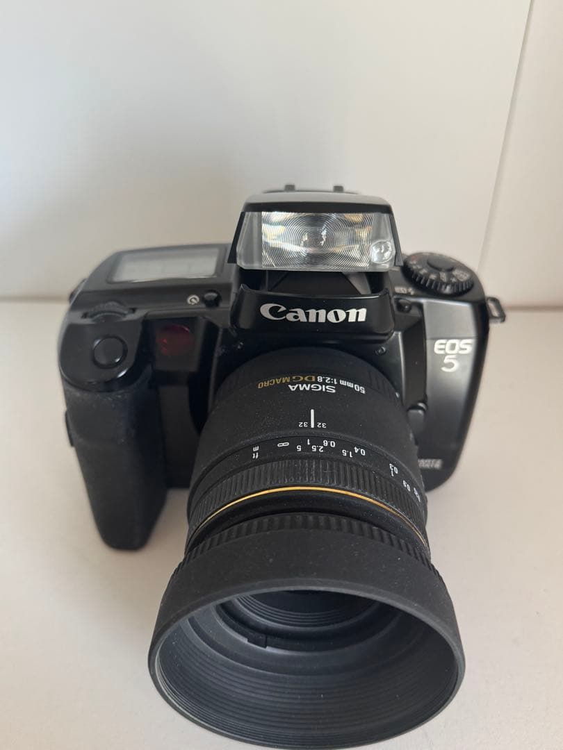 Canon EOS 5 一眼レフカメラ Sigmaレンズ付き
