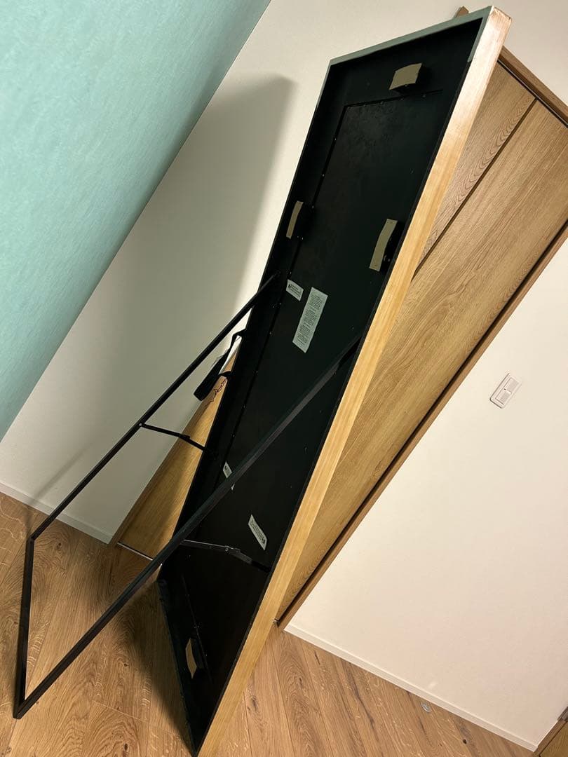 木製　全身ミラー　全身鏡