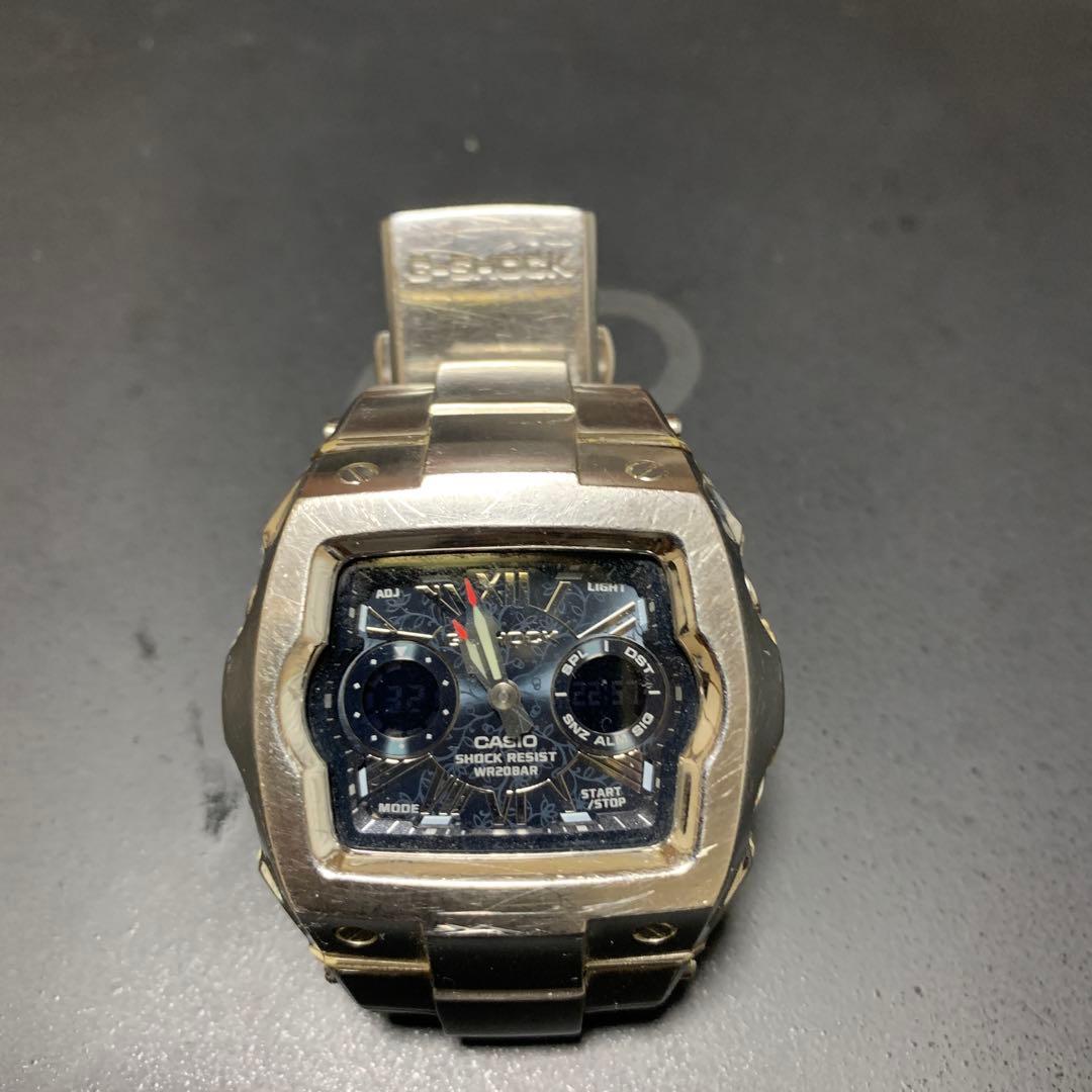 G-SHOCK/シルバー/スクエア/G-011/ビンテージ/激レア/中古品
