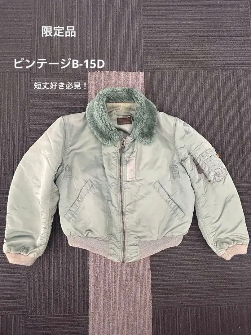 ALPHA B-15D フライトジャケットUSA製　ビンテージ