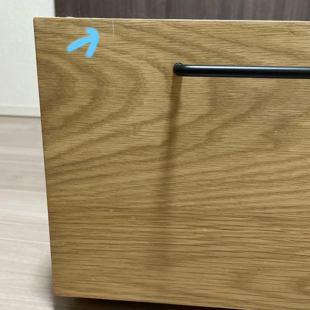 無印良品 ベッド下収納・大・オーク材・高さ25cmタイプ フタ付①