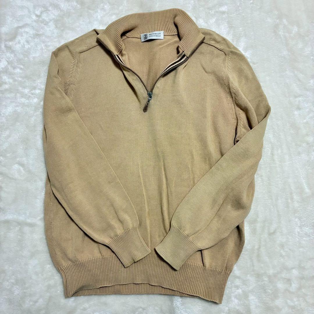BRUNELLO CUCINELLI ブルネロクチネリ ハーフジップニット S