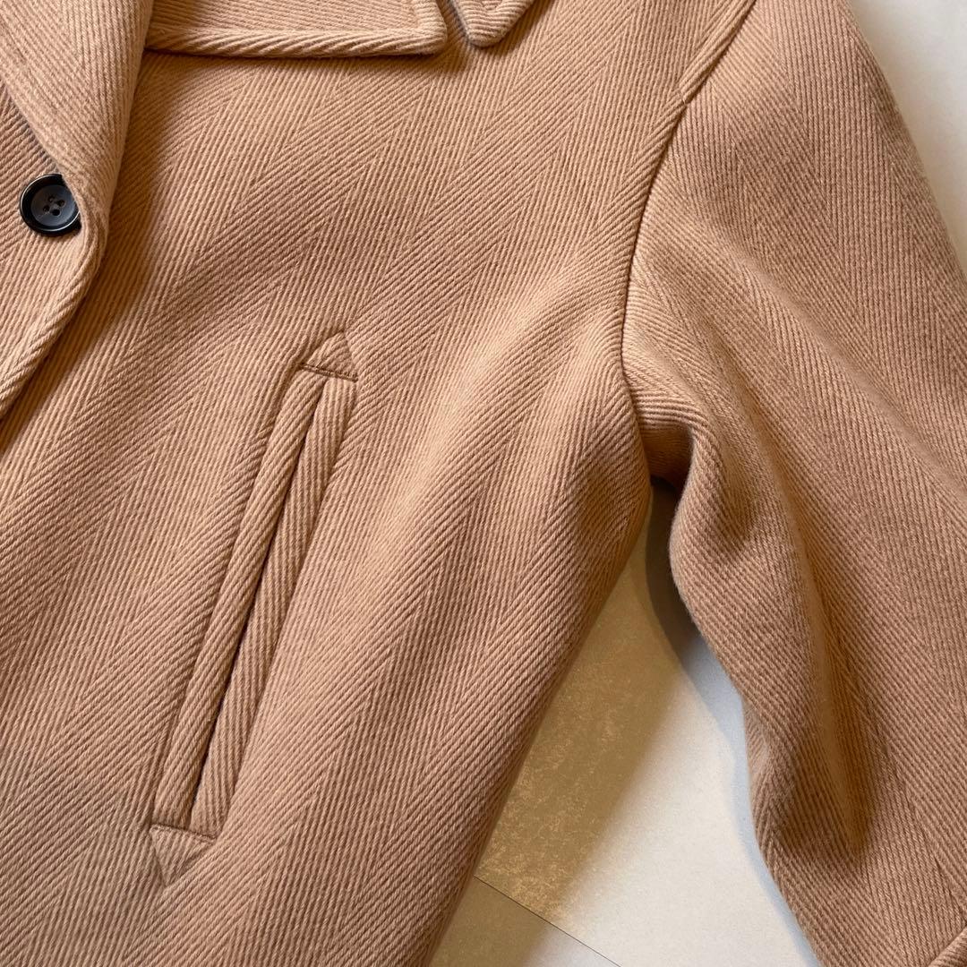 23区 ヘリンボーン ショート ピーコート 大きいサイズ 46 2022AW✨