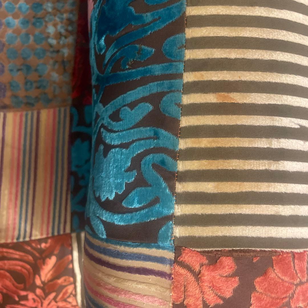 ソファ　パッチワーク