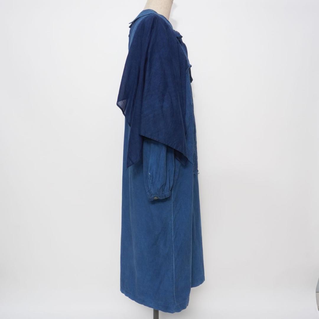 コズミックワンダー パッチワーク刺繍ワンピース ネイビー サイズ1*ND746