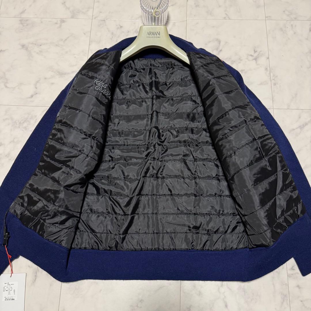 未使用タグ付✨キスオンザグリーン ゴルフウェア リバーシブル 中綿ジャケット L