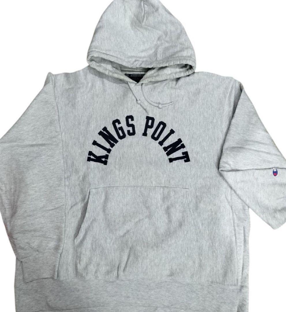 【最終値下げ】チャンピオン リバースウィーブ パーカー　キングスポイント　XL