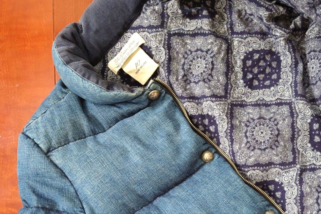 レミレリーフ (REMI RELEAF) デニム ダウンジャケット Lサイズ