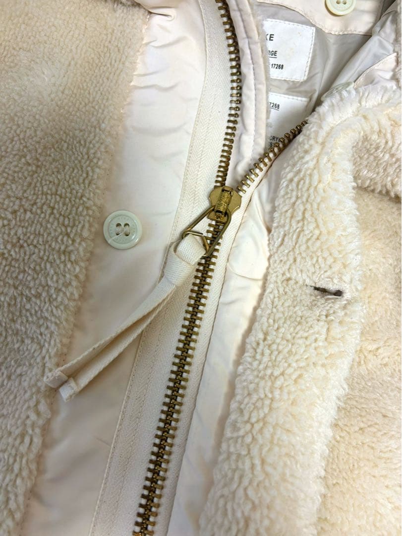 ハイク HYKE HOODED ボアフードコート ボアコート　サイズ3