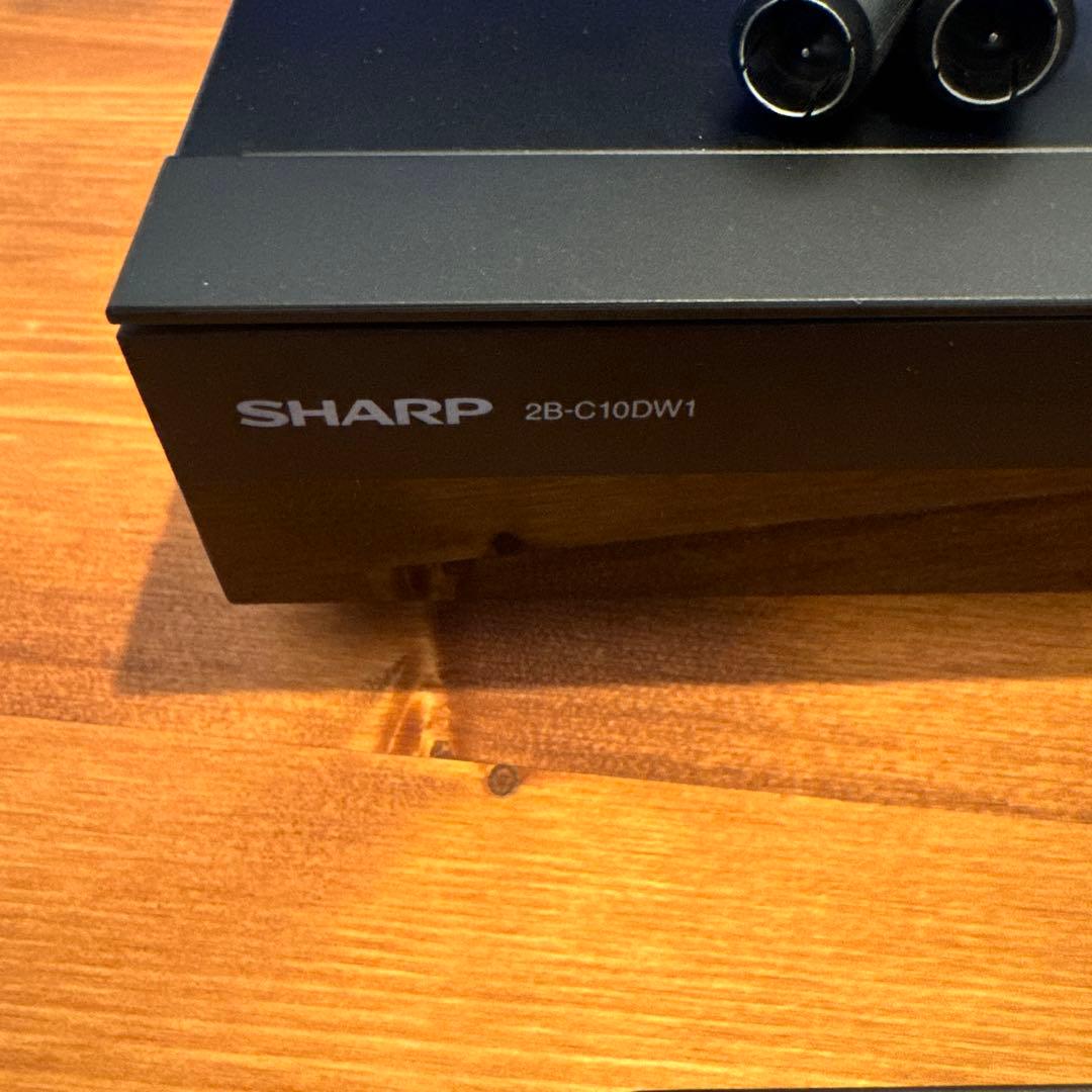 シャープ ブルーレイレコーダー ブラック 2B-C10DW1