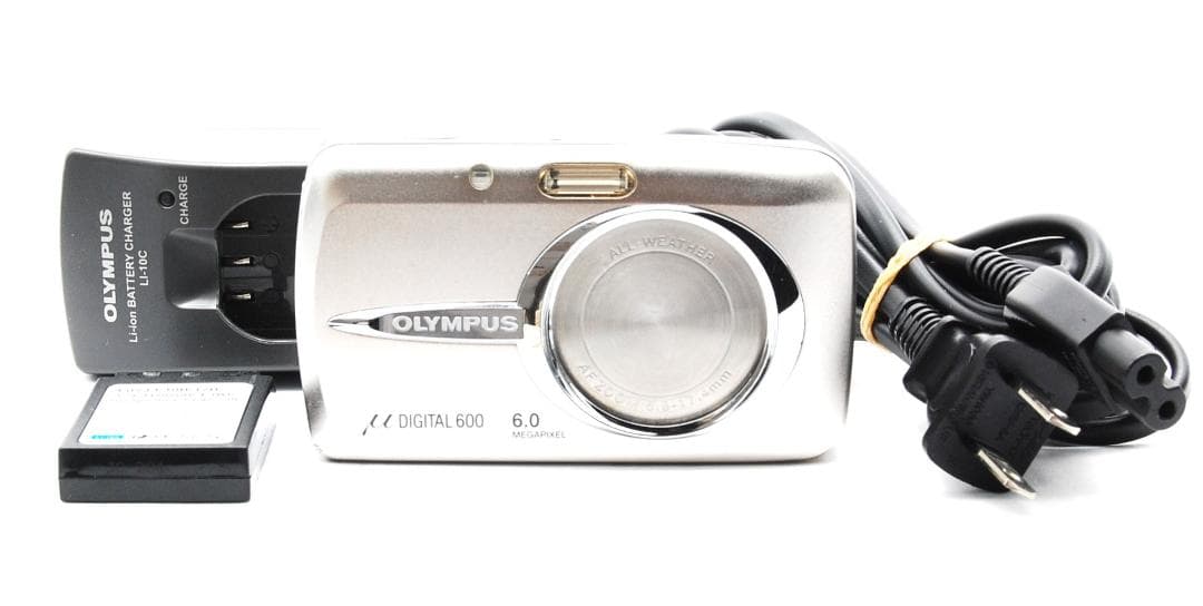 【極上美品】OLYMPUS μミュー600 動作確認済バッテリー新品 30004