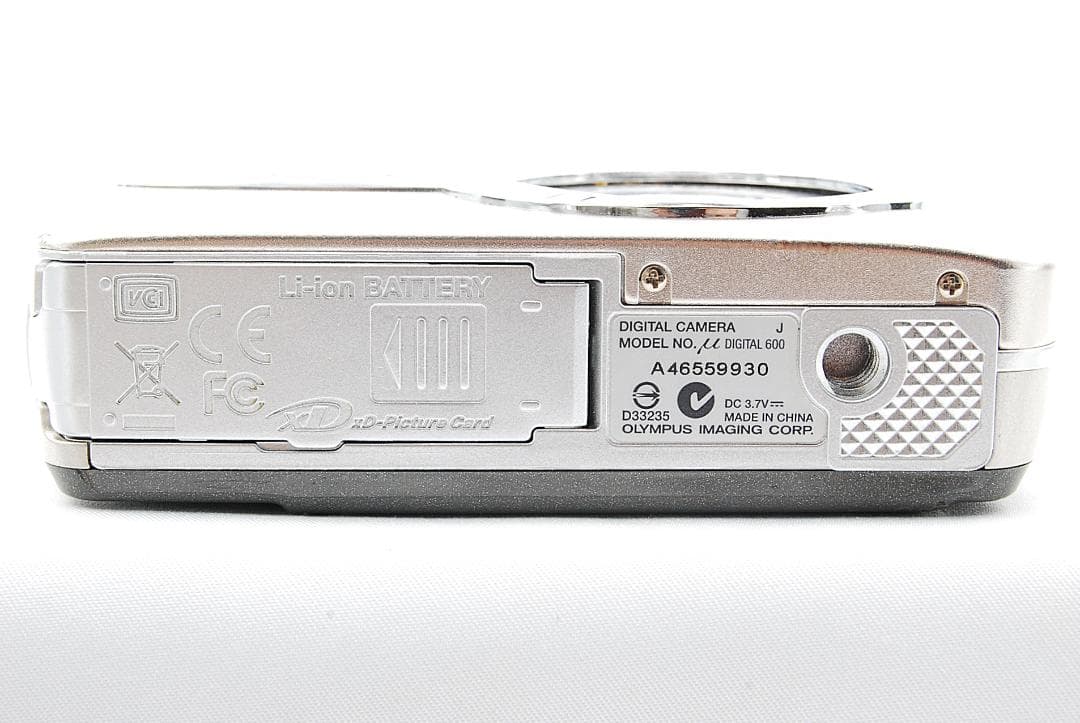 【極上美品】OLYMPUS μミュー600 動作確認済バッテリー新品 30004