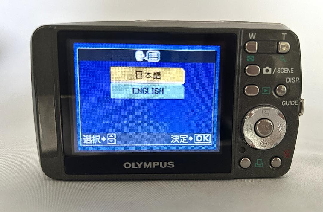 【極上美品】OLYMPUS μミュー600 動作確認済バッテリー新品 30004