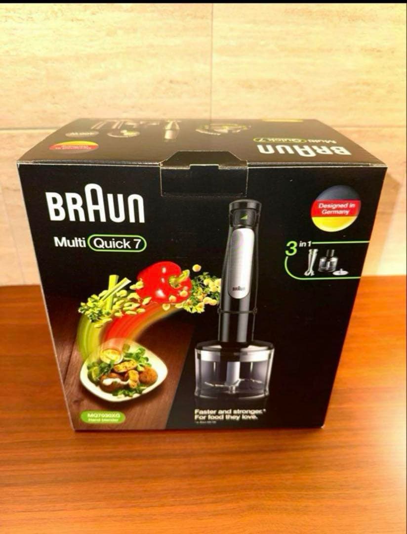 【新品未使用】ブラウン MQ7030XG ハンドブレンダー