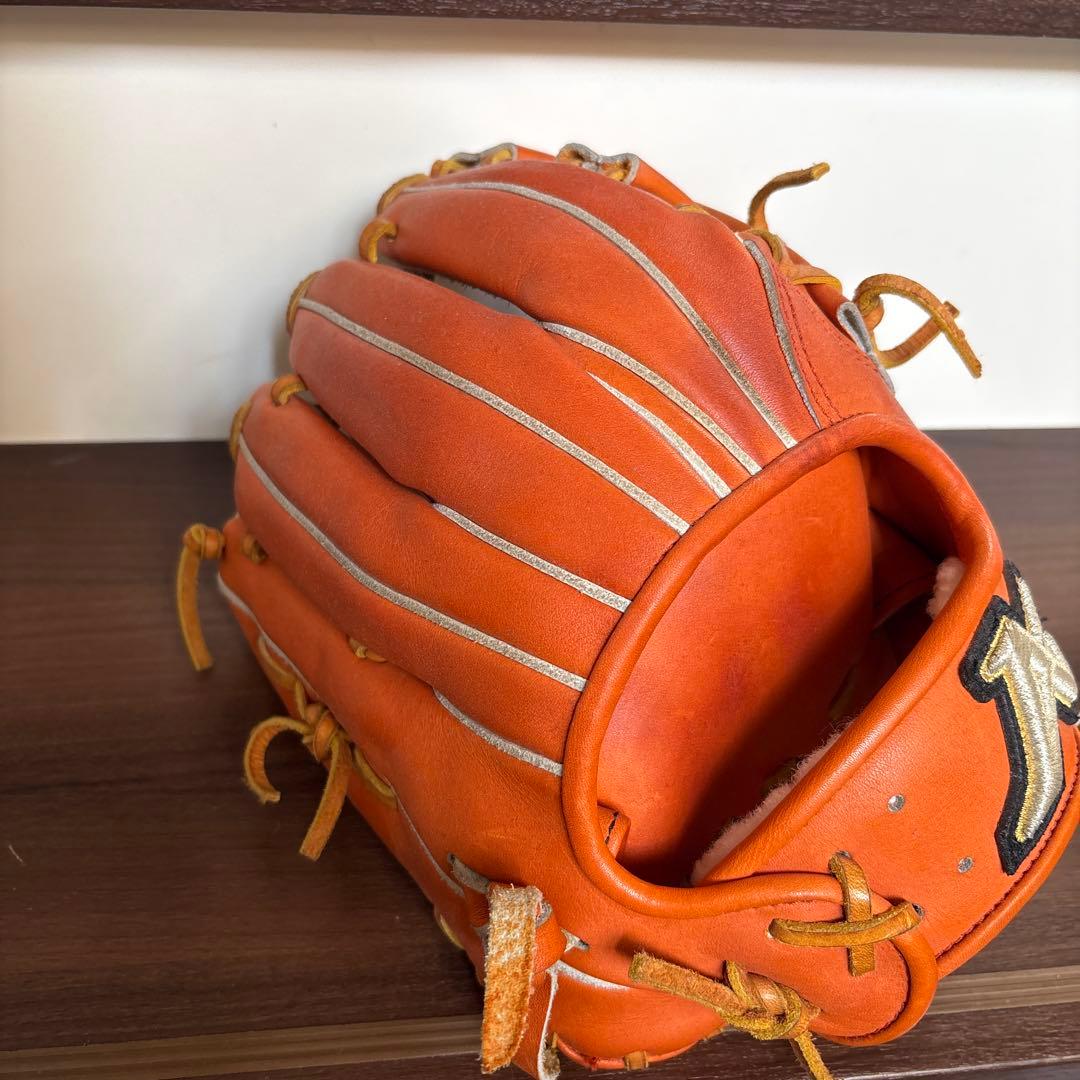ATOMS 軟式グローブ オレンジ