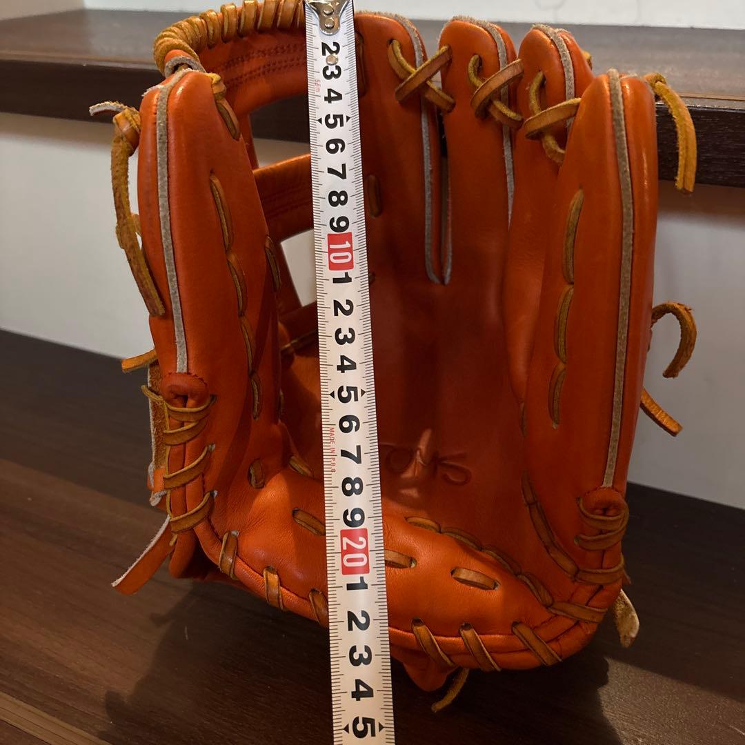 ATOMS 軟式グローブ オレンジ