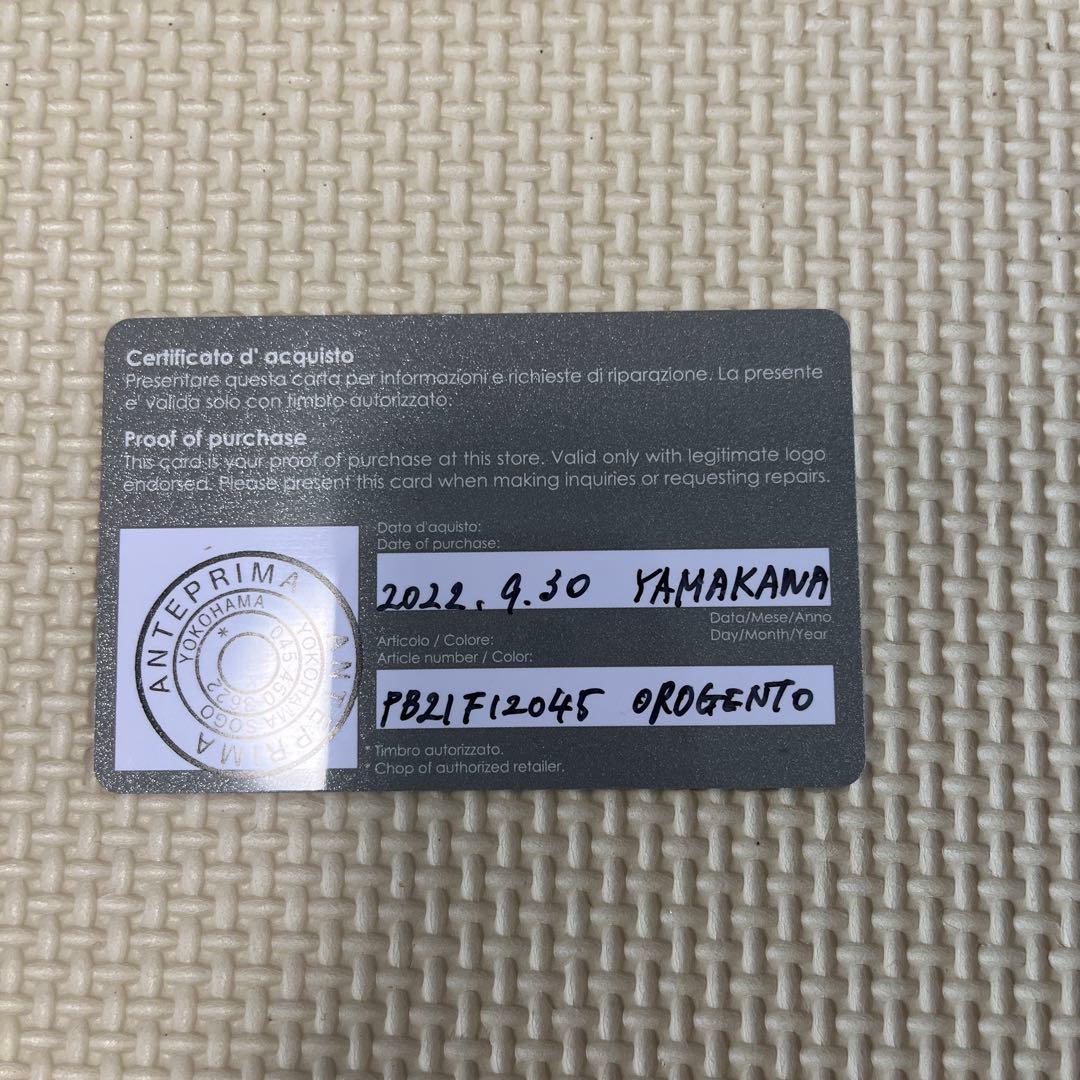 値下げしました！ANTEPRIMAスタンダード ミニアトゥーラ/シルバーゴールド