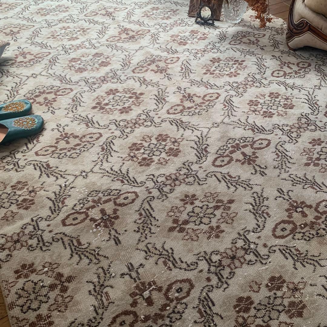 ぼーるちゃん様　超大判　262×167 モロッカンタイル　トルコヴィンテージラグ