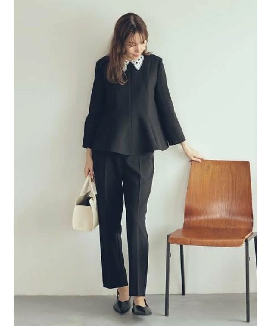 【新品未使用】MilaOwen 2wayレースカラーペプラム　トップスのみ