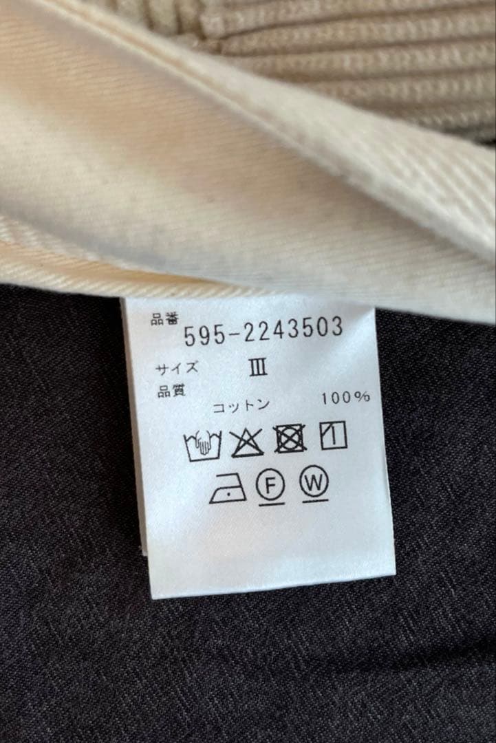 MHL heavy corduroy コーデュロイ トラウザーL