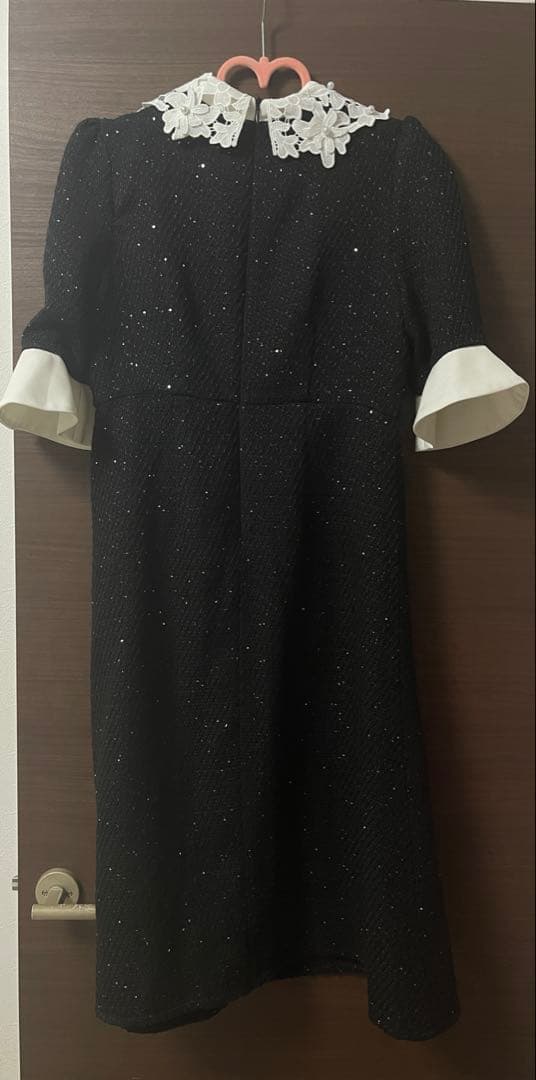 【人気】leja襟付きパーティードレスS