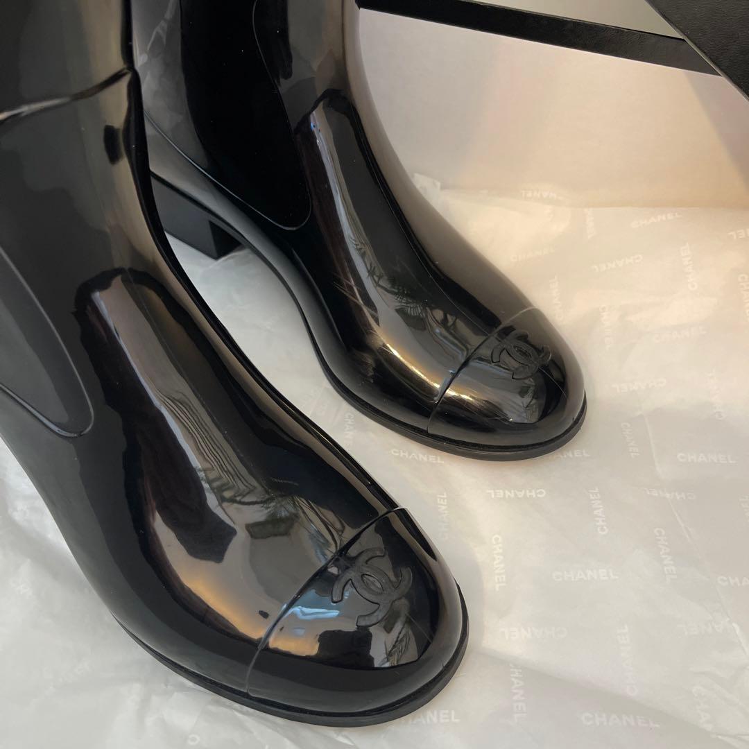 CHANEL シャネル　カメリア　ブーツ　36(22.5)