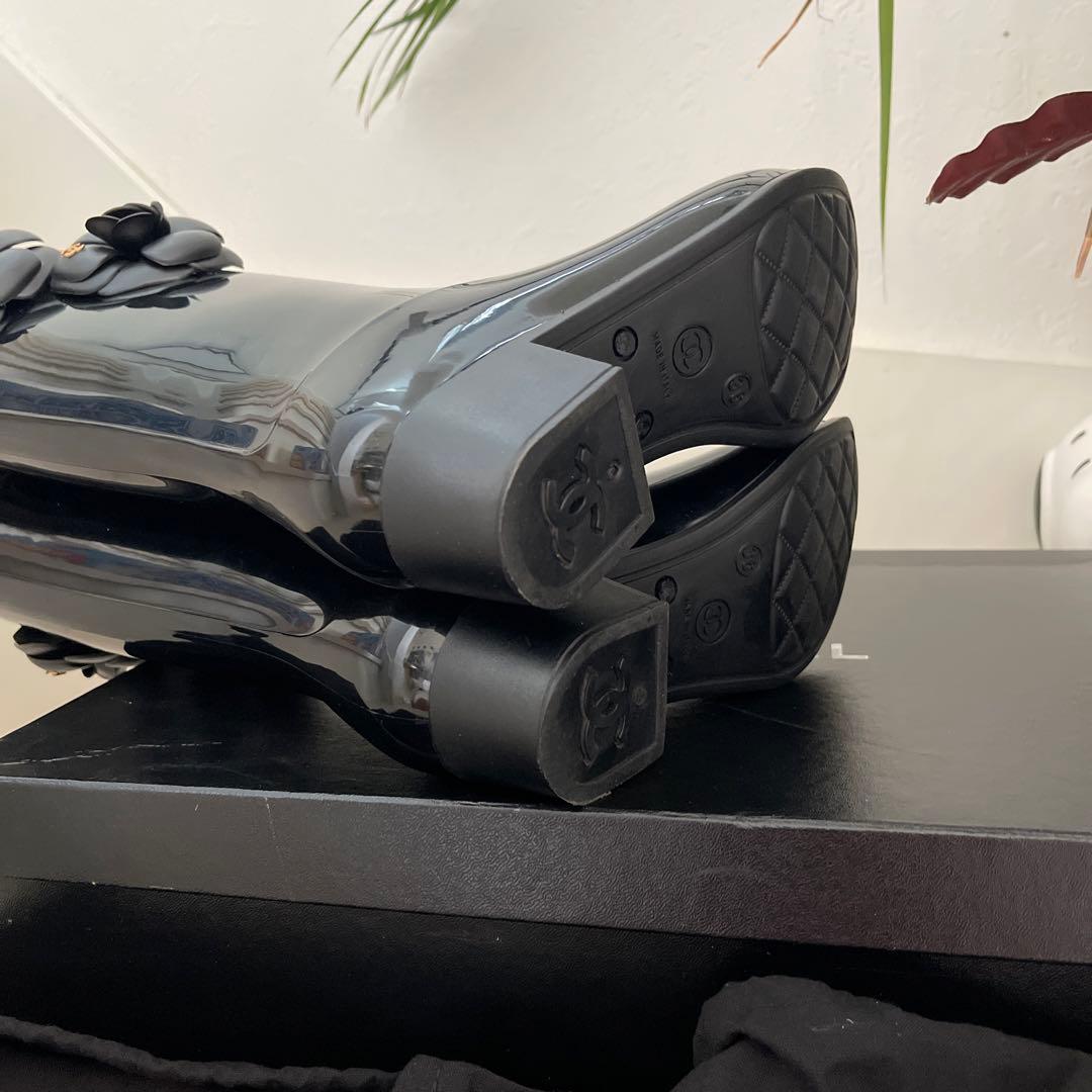 CHANEL シャネル　カメリア　ブーツ　36(22.5)