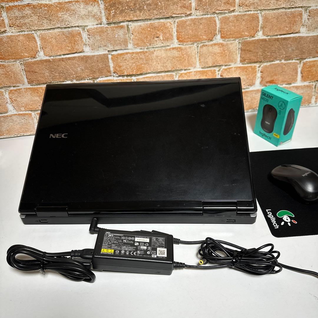 NECノートPC Core i7 SSD256GB Windows11オフィス付