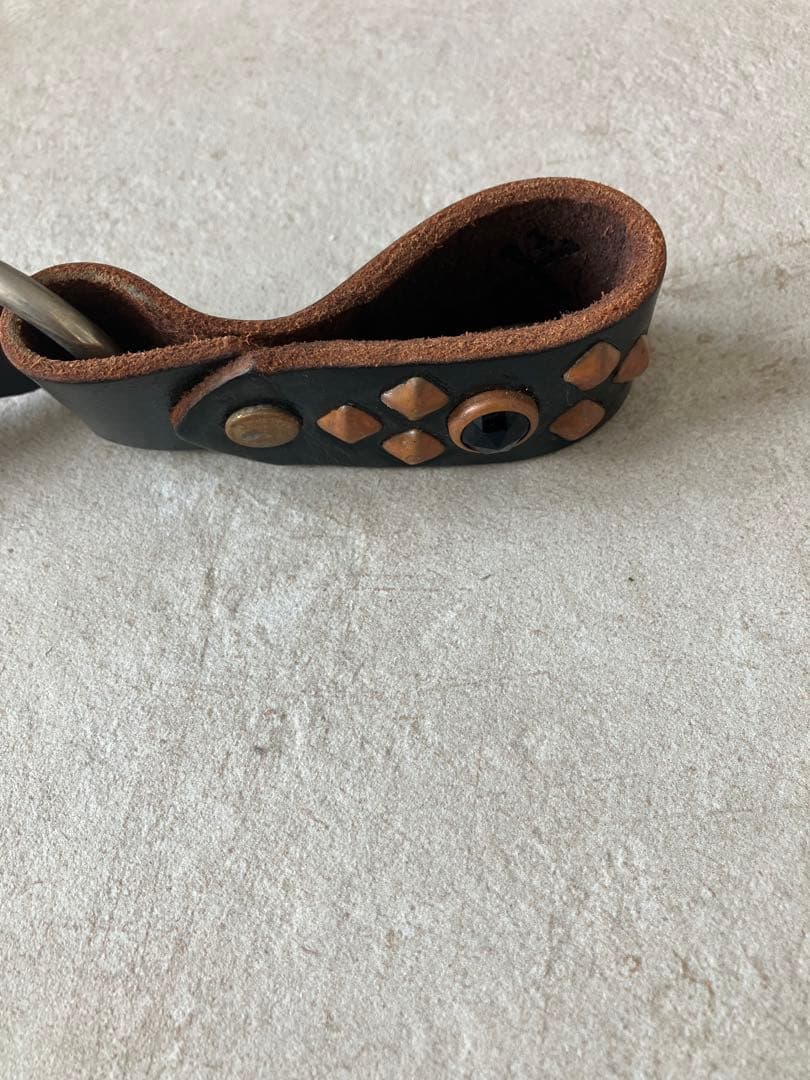 HTC スタッズレザーウォレットチェーン未使用