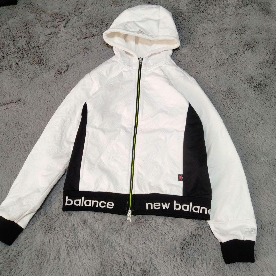 new balance♡裏起毛♡型押し/ジャケット♡M ゴルフ/スポーツ/テニス