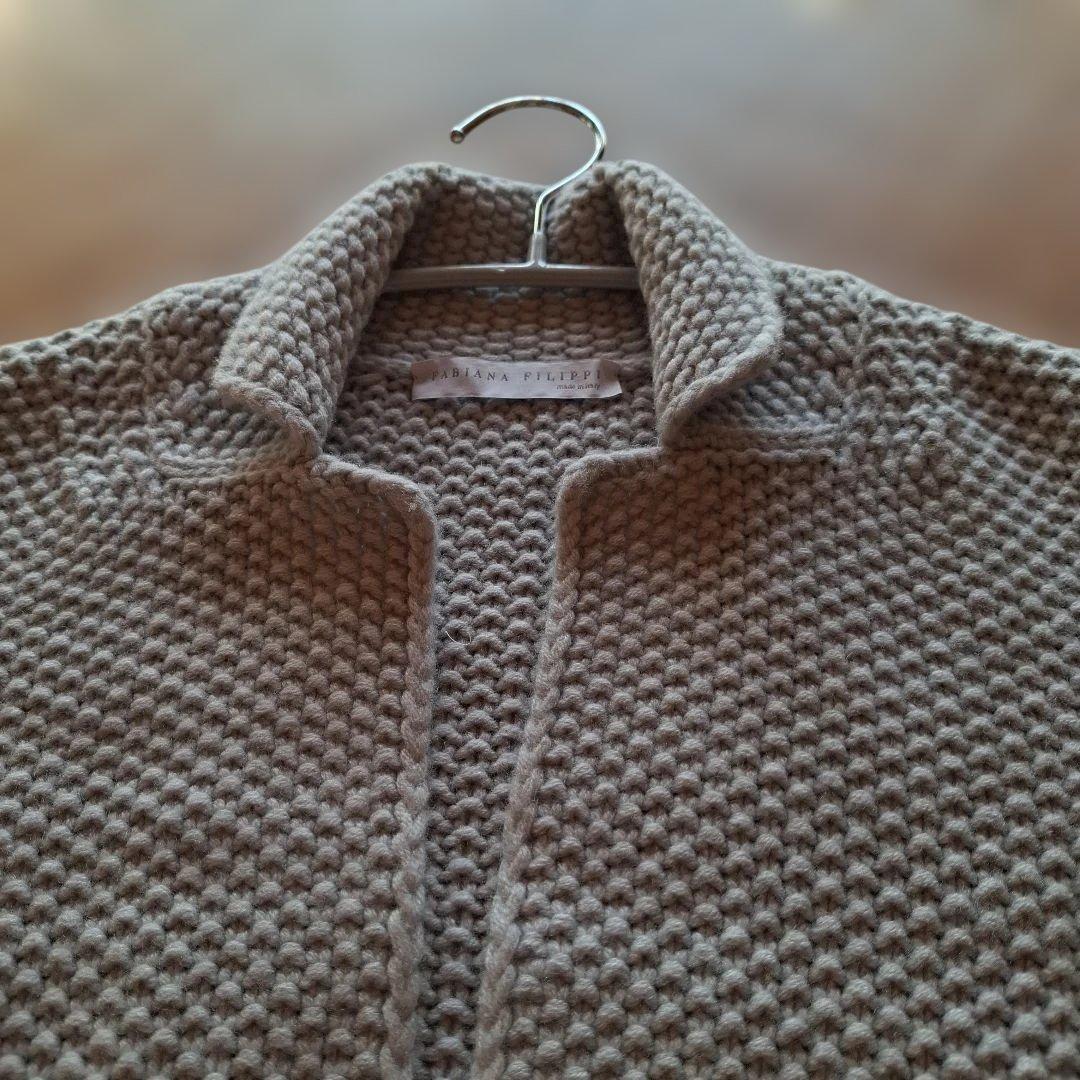 ファビアナのニットジャケット