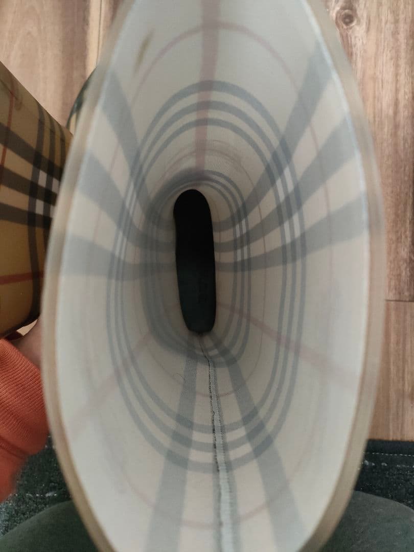 【7/6まで最安値】BURBERRY チェック柄 長靴(レインブーツ)　23cm