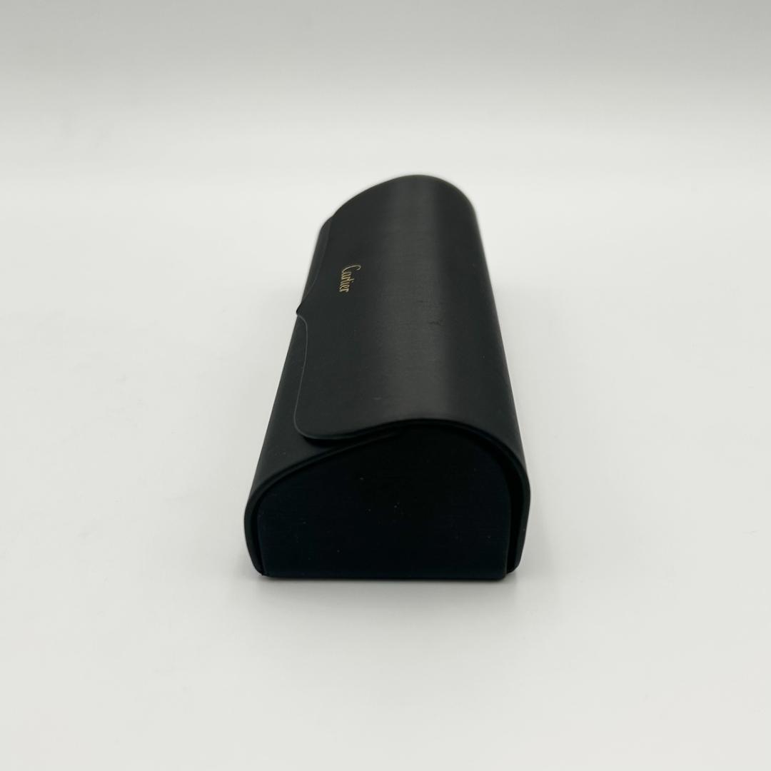 Cartier　カルティエ　メガネケース　サングラスケース　眼鏡入れ　黒　外箱