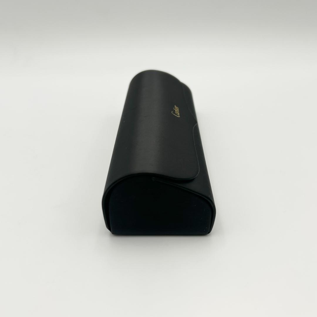 Cartier　カルティエ　メガネケース　サングラスケース　眼鏡入れ　黒　外箱