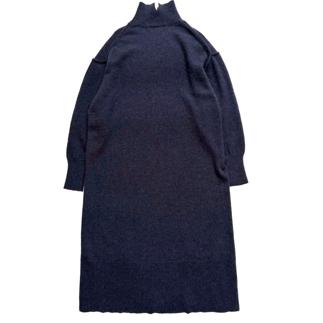 アーバンリサーチ タートルネックニットワンピース ベージュワンピースセット